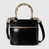Gucci Super Mini Shoulder Bag In Black