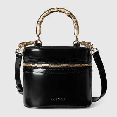 Gucci Super Mini Shoulder Bag In Black
