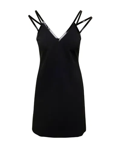 Gucci Suspender Dress In Black