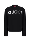 Gucci Sweaters In Black/ivory