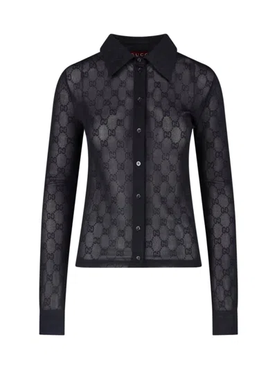 Gucci Sweater "gg" In Black