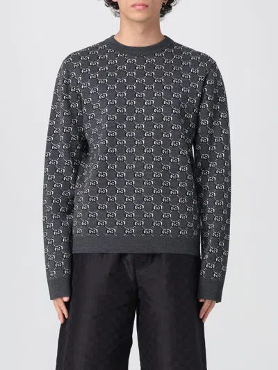 Gucci Sweater Men Grey In Gray
