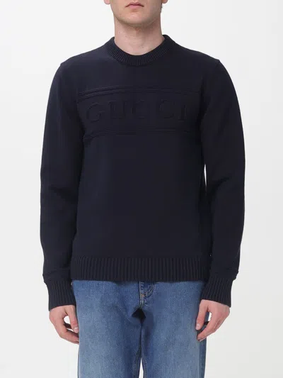 Gucci Sweater Men  In Blue