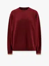 Gucci Oversize Wool And Cashmere Sweater In Red