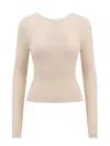 Gucci Wool Sweater Button Detail In White