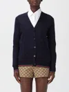 Gucci Sweater Woman Blue In Black