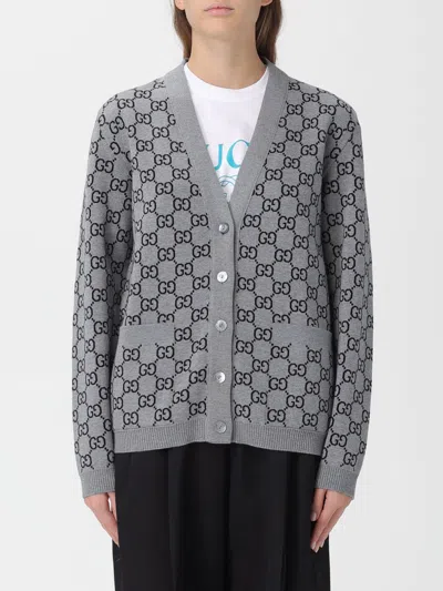 Gucci Sweater Woman Grey In Gray