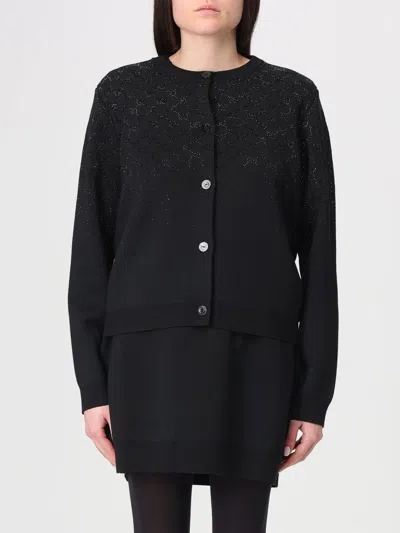 Gucci Sweater Woman Black In Blue
