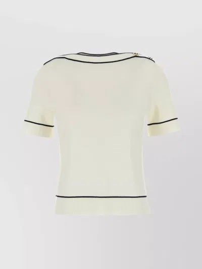 GUCCI SWEATER WOOL CONTRAST TRIM