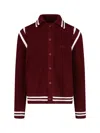 Gucci Wool Cardigan With Front Pockets And Ribbed Texture