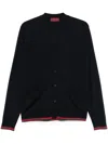 Gucci Web Detail Wool Sweater In Black