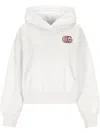 Gucci Cotton Sweatshirt With Hood And Kangaroo Pocket