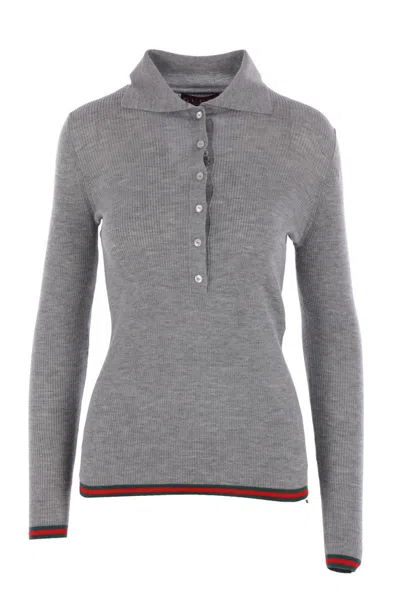 Gucci Sweaters In Gray