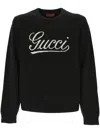Gucci Inlaid Wool And Cashmere Blended Sweater In Black