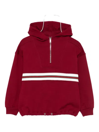 Gucci Kids'  Sweaters Bordeaux In Red