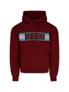 Gucci Hooded Sweatshirt Kangaroo Pocket In Burgundy