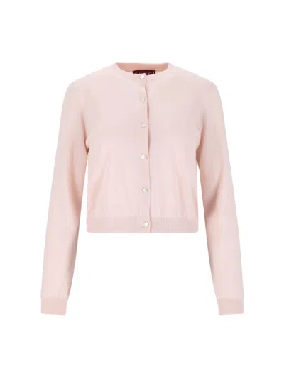 Gucci Silk And Cashmere Cardigan In Pink