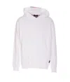 Gucci White Hoodie With Maxi Web Print On The Hood And Kangaroo Pocket On The Front In Cotton Man In White
