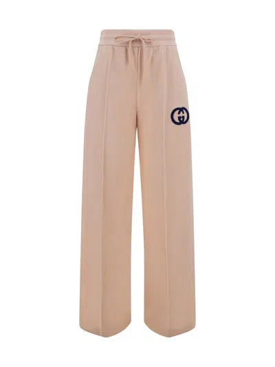 Gucci Pants In Soft Pink/mix