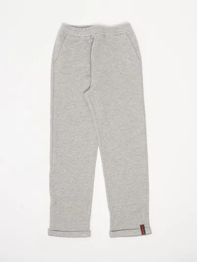Gucci Kids' Sweatpants Sweatpants In Grigio