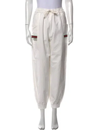 Pre-owned Gucci Sweatpants In White
