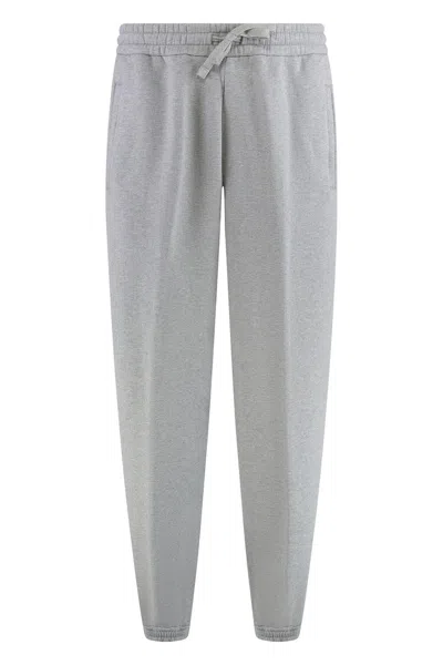 Gucci Sweatpants With Contrast Side Stripes In Gray