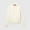Gucci Wool Cashmere Piquet Knit Sweatshirt In Neutral