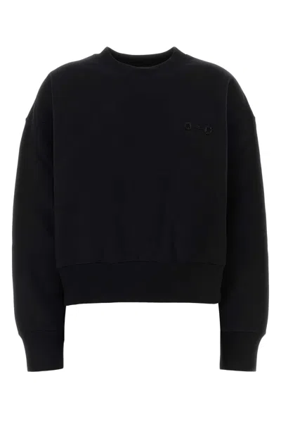 Gucci Brushed Cotton Jersey Sweatshirt In Black