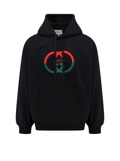 Gucci Sweatshirt In Blackmc