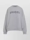 Gucci Sweatshirt Grey Cotton Dropped Shoulders In Gray