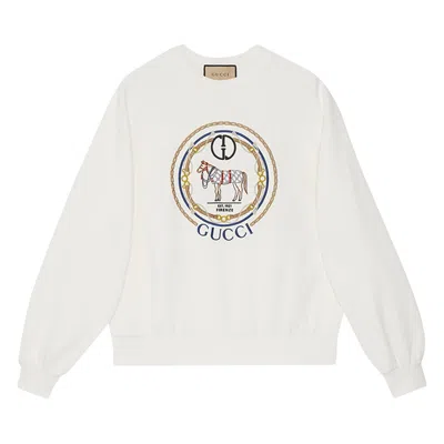 Pre-owned Gucci Sweatshirt 'sunlight/multicolor' | White | Men's Size S