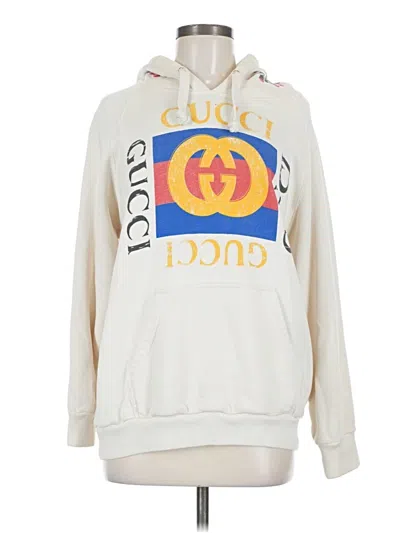 Pre-owned Gucci Sweatshirt In White