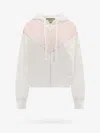 Gucci Interlocking G-patch Cotton Sweatshirt In White