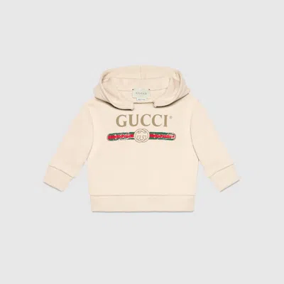 Gucci Babies' Sweatshirt With  Logo In Neutral
