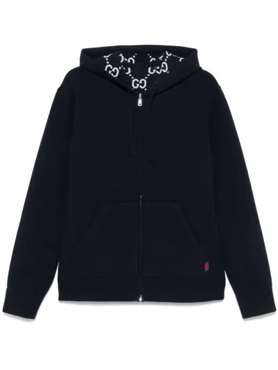 Gucci Sweatshirt With Logo In Blue