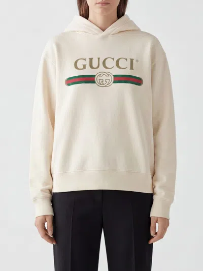 Gucci Sweatshirt Woman In White