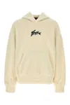 Gucci Hooded Teddy Sweatshirt Kangaroo Pocket In Neutral
