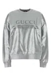 Gucci Laminated Jersey Sweatshirt With Logo