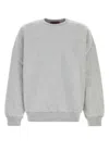 Gucci Grey Cotton Blend Oversize Sweatshirt In Grey