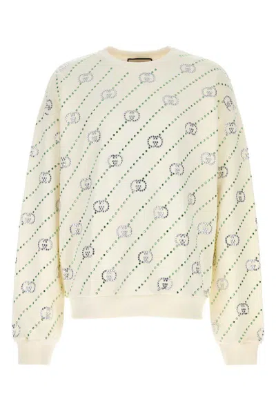 Gucci All-over Print Crew Neck Sweatshirt In Printed