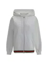 Gucci Zip Hoodie In White