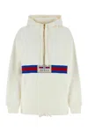 Gucci Sweatshirt Aus Baumwolljersey Mit Web In White