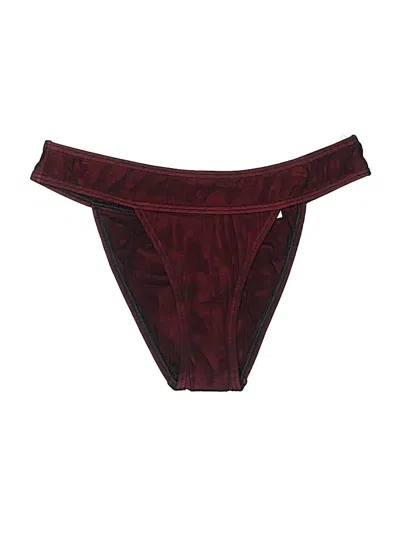 Pre-owned Gucci Swimsuit Bottoms In Burgundy