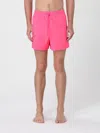 Gucci Swimsuit Men Strawberry In Pink