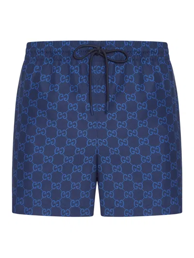 GUCCI SWIMSUIT WITH ALLOVER GG LOGO