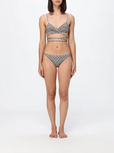 Gucci Swimsuit Woman In Gray