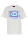 Gucci Women Logo Cotton T-shirt In White