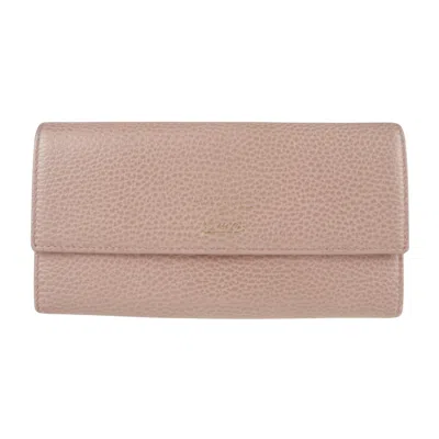 Gucci Swing Pink Leather Wallet  ()