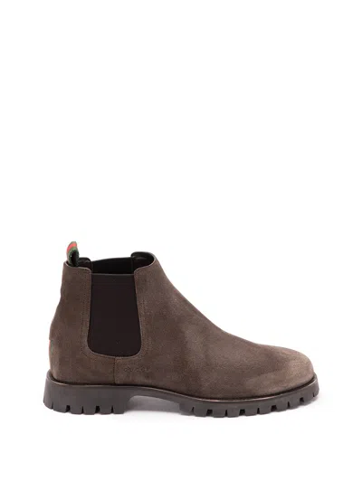 Gucci Sylke Boots In Brown