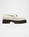 Gucci Loafer In Mystic White